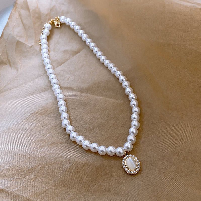 Gentle Cat-Eye Pearl Set