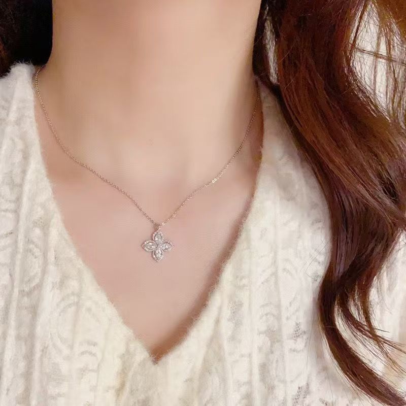 Full Diamond Lucky Four-Leaf Clover Set