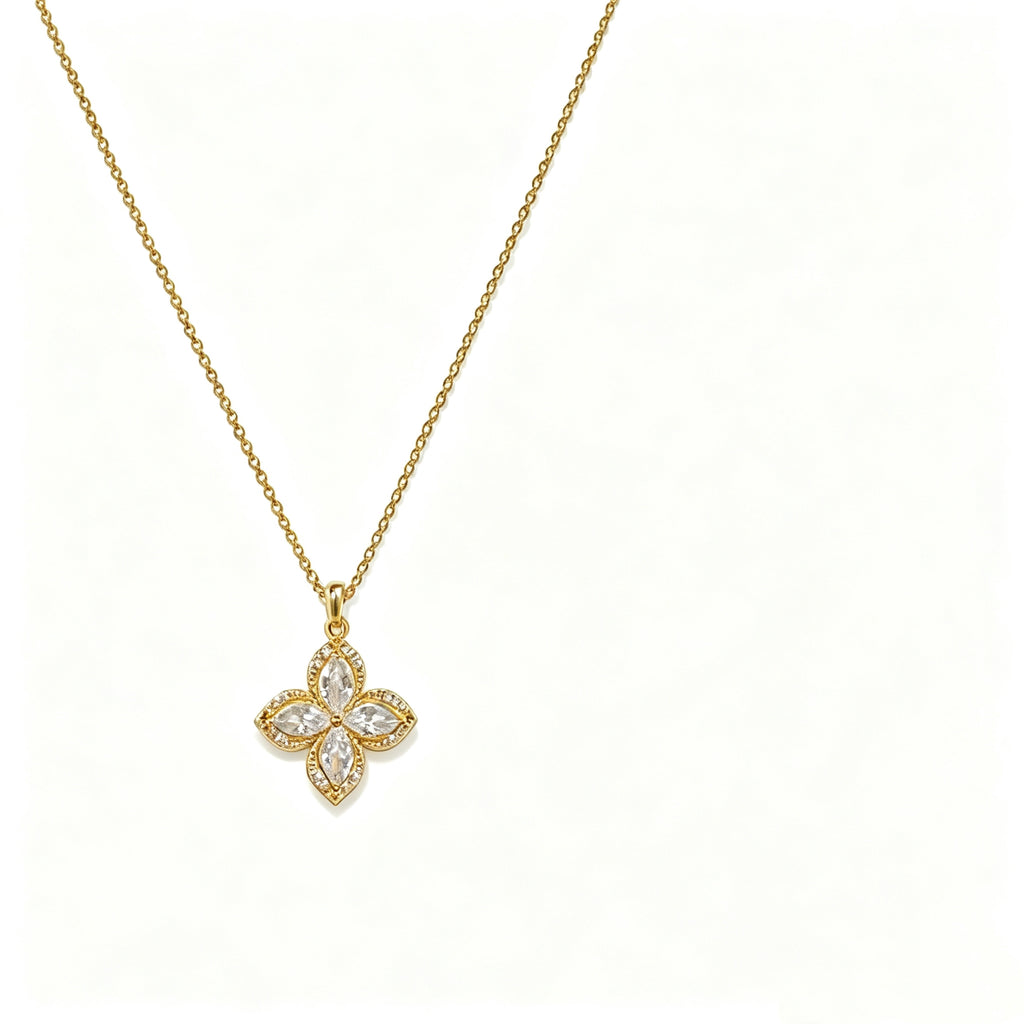 Full Diamond Lucky Four-Leaf Clover Set