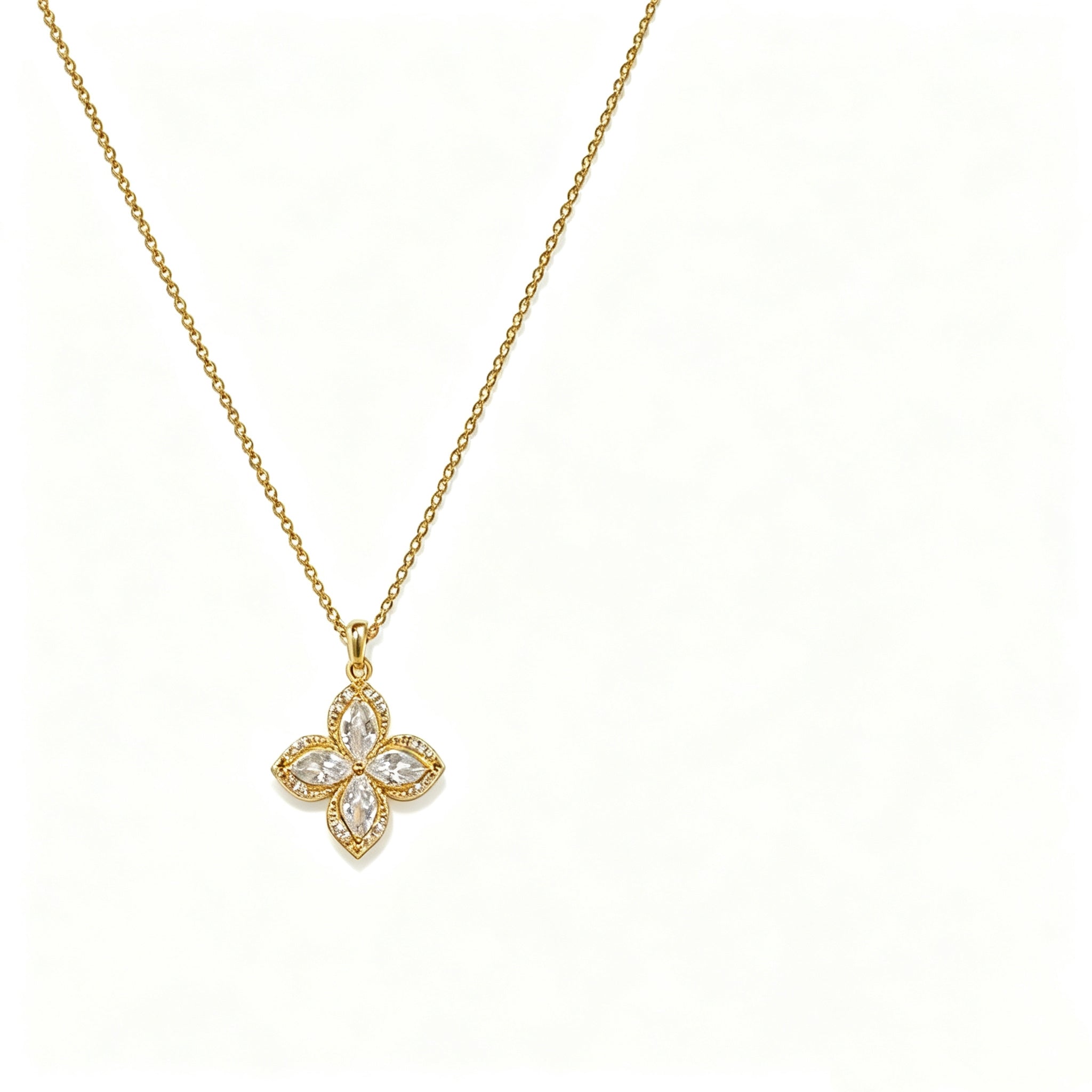 Full Diamond Lucky Four-Leaf Clover Set