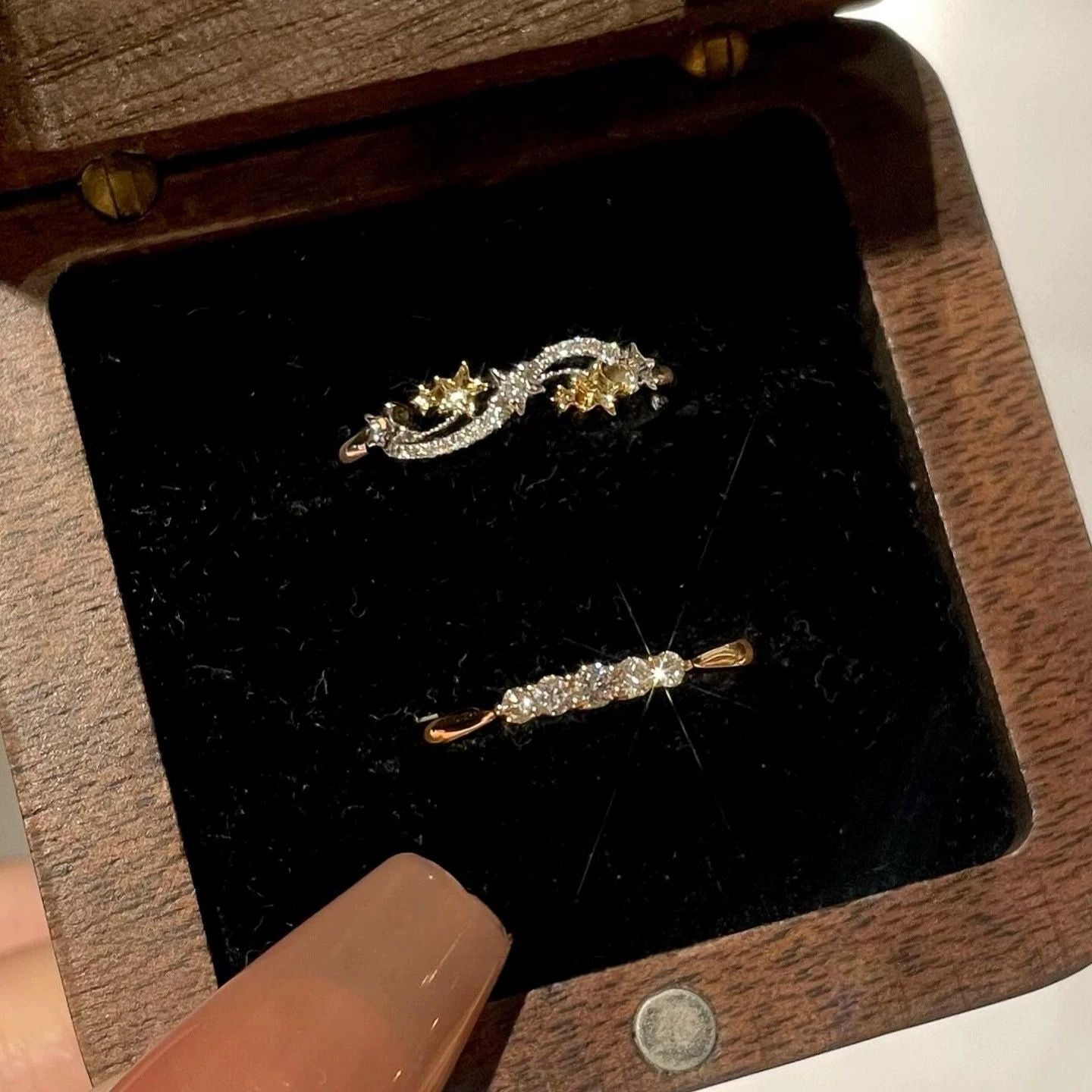 Gold Star Ring