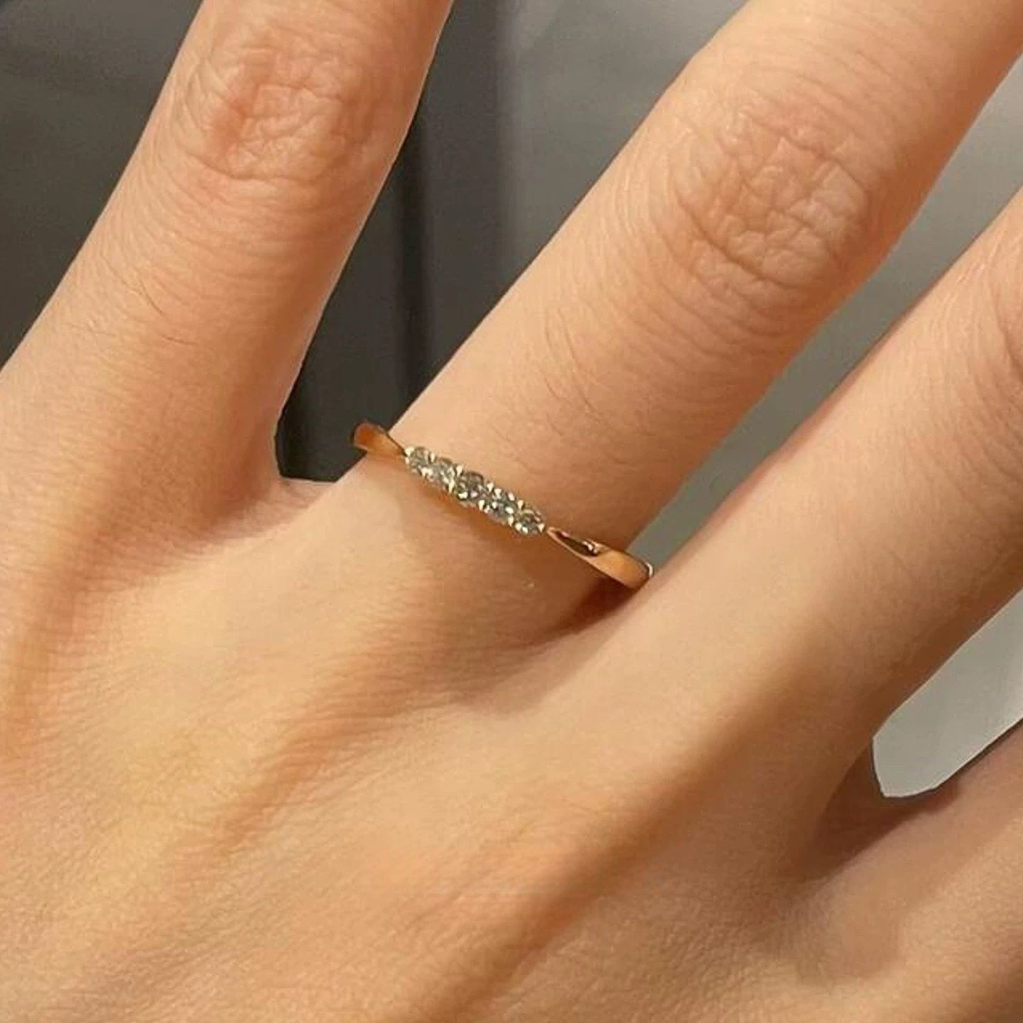 Gold Star Ring