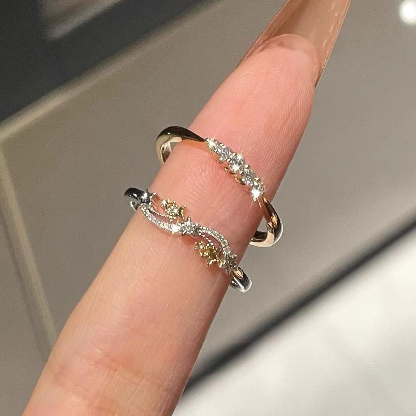 Gold Star Ring
