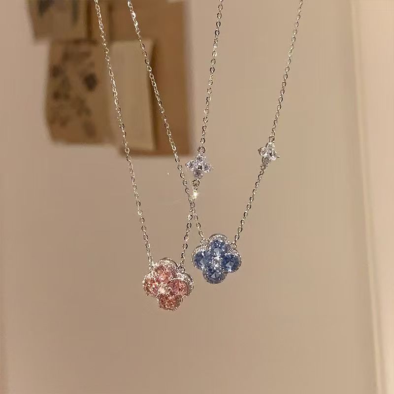 Four-leaf clover necklace