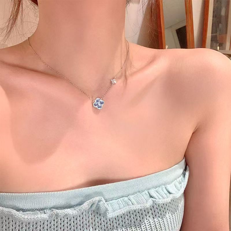 Four-leaf clover necklace