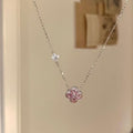 Four-leaf clover necklace