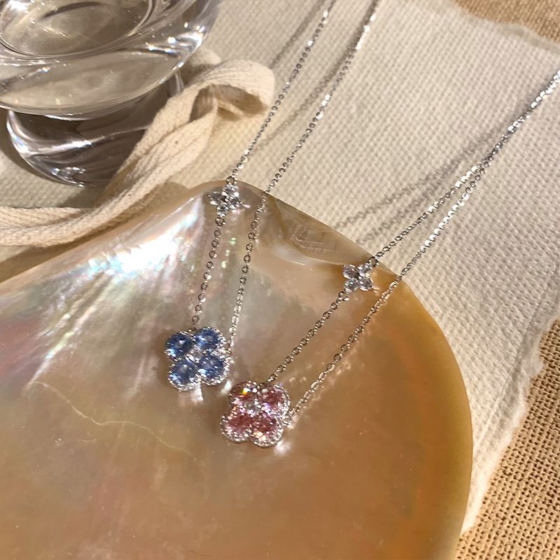 Four-leaf clover necklace