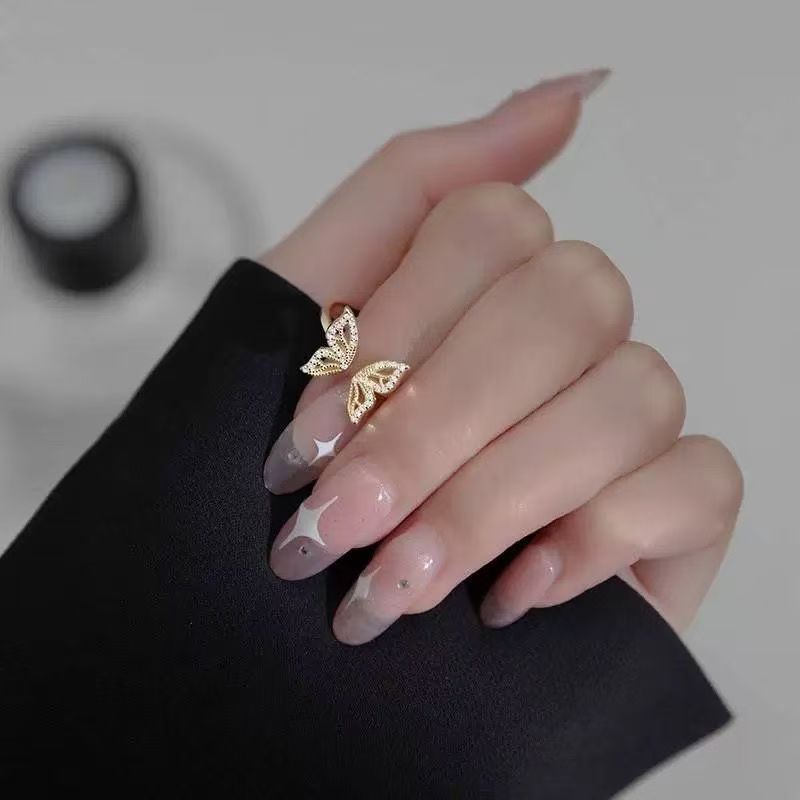 Open butterfly ring