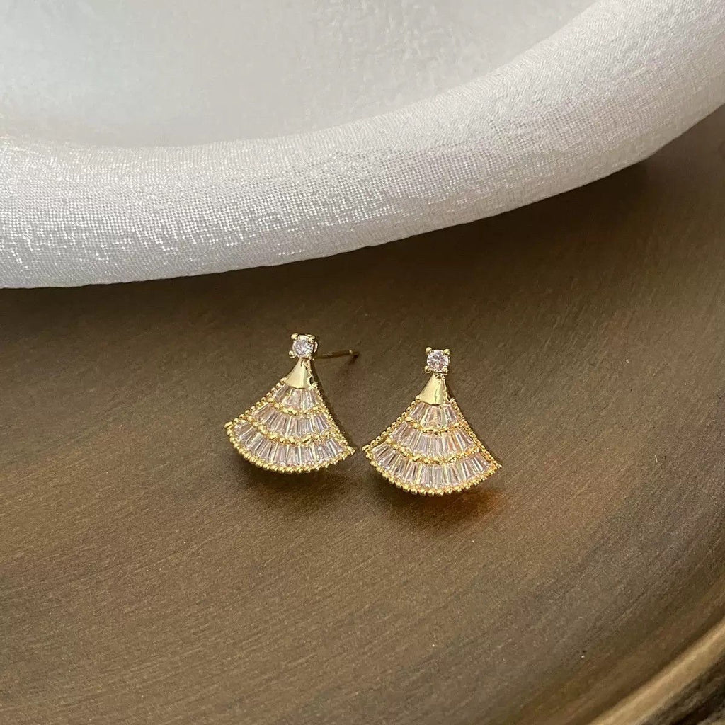 Starry Sky Fan Earrings