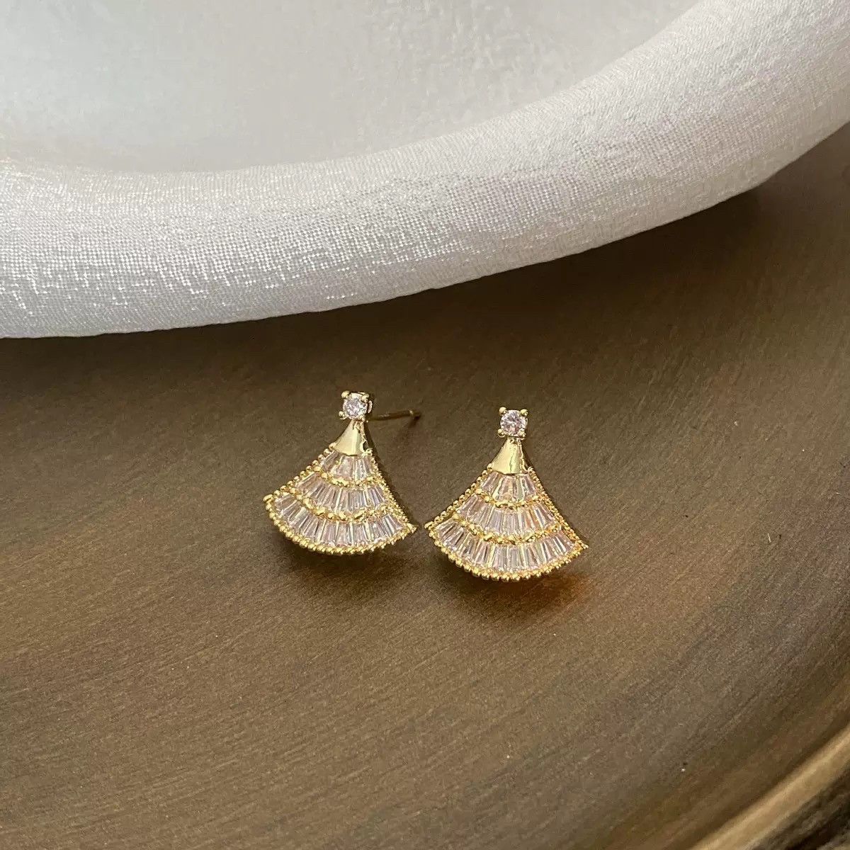 Starry Sky Fan Earrings