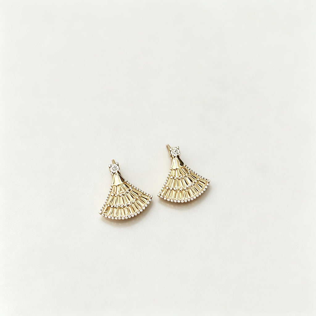 Starry Sky Fan Earrings