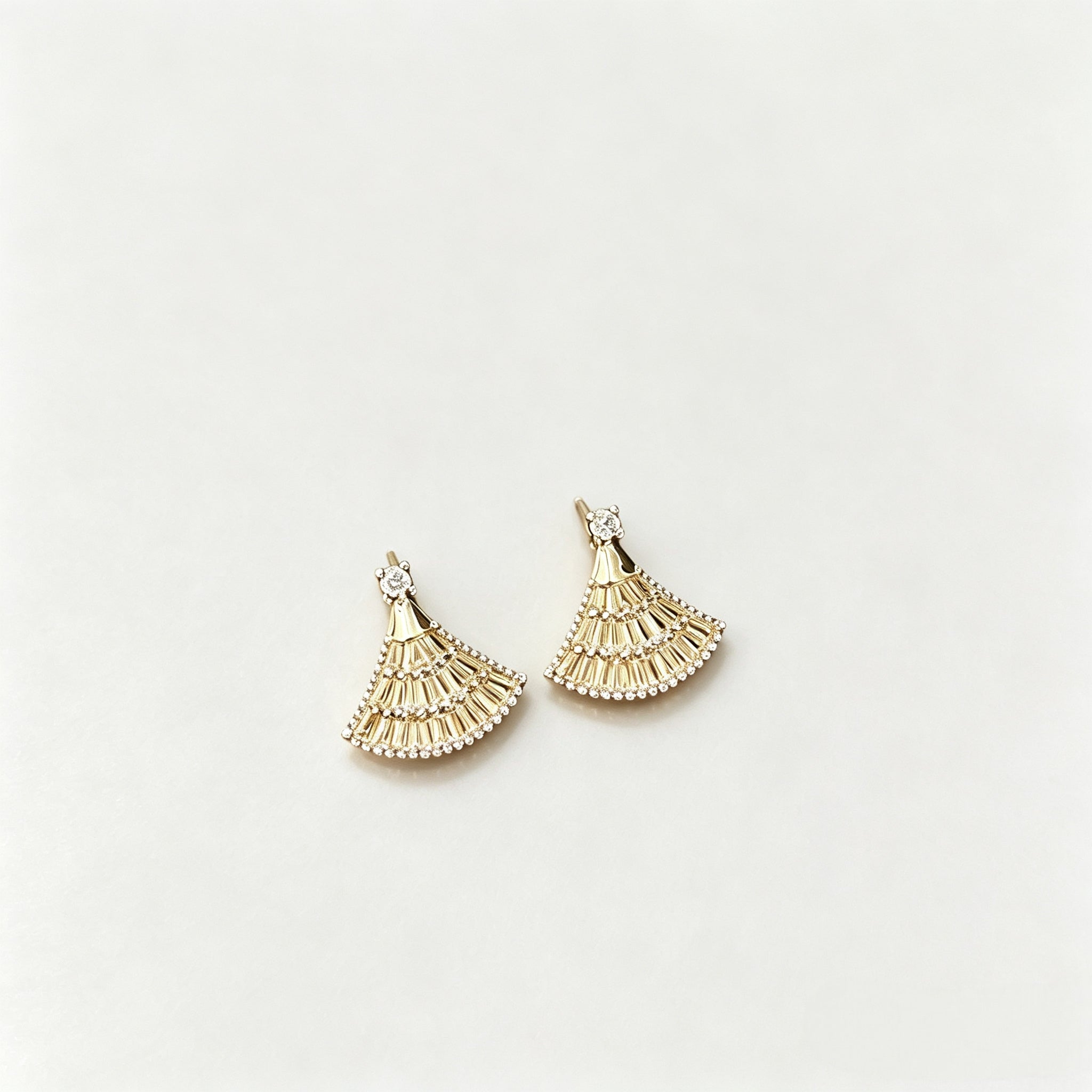 Starry Sky Fan Earrings