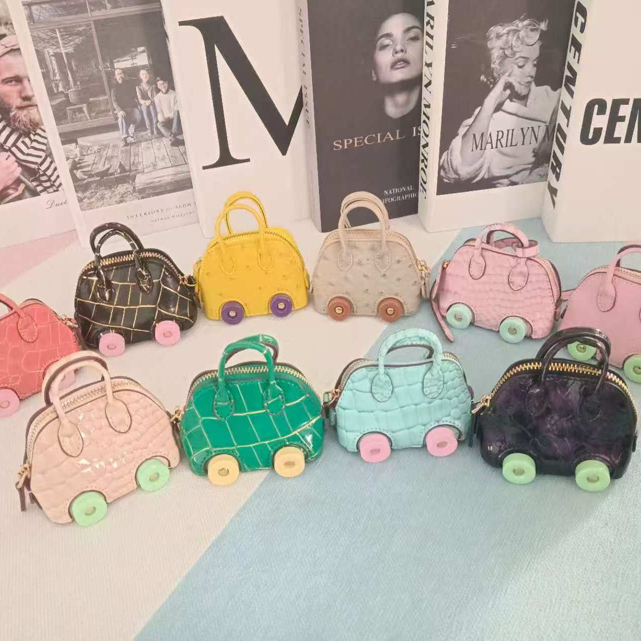Mini Seashell Bus Charm