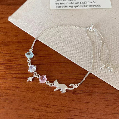 Adorable Kitten Adjustable Bracelet