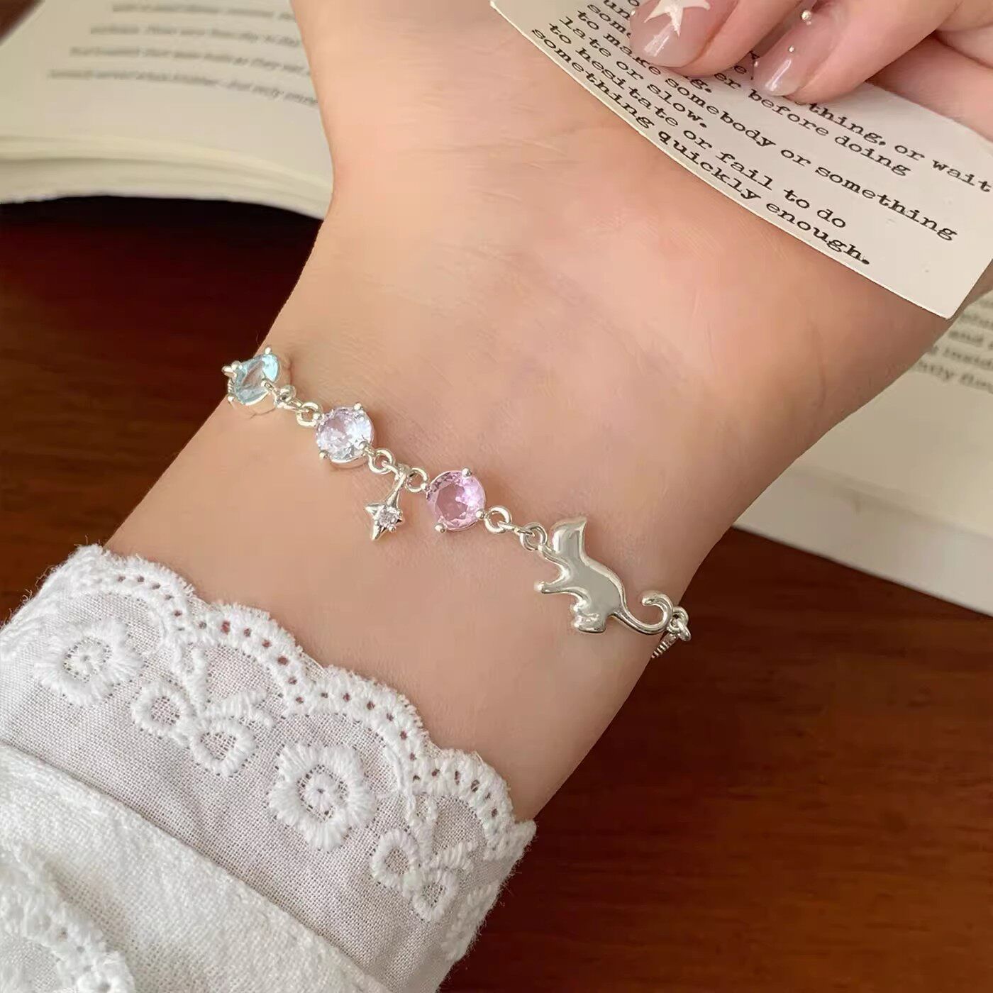Adorable Kitten Adjustable Bracelet